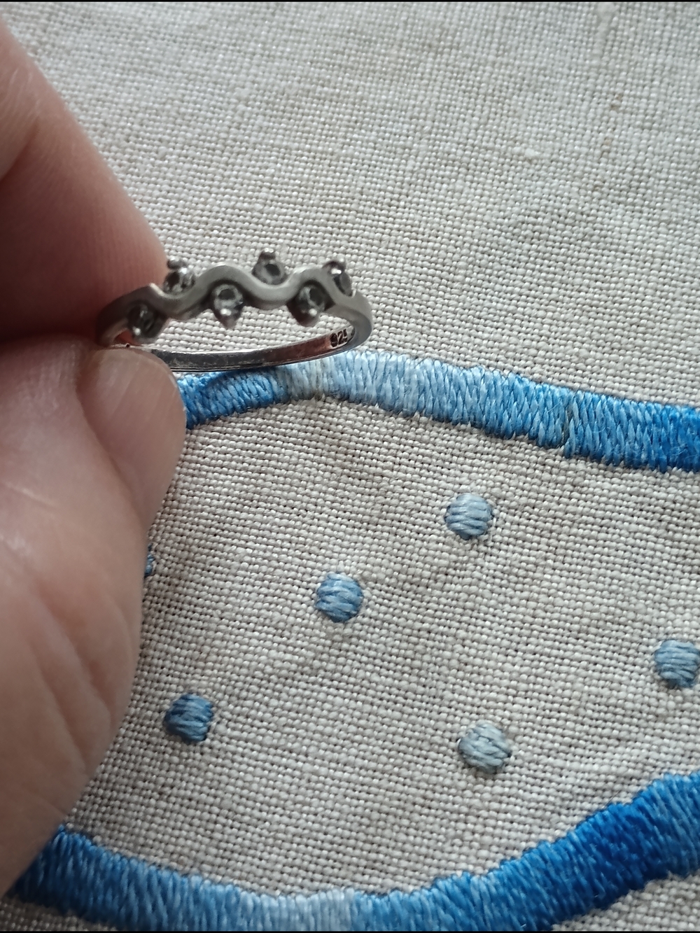 Sterling Silver  Ring -925 Size 7